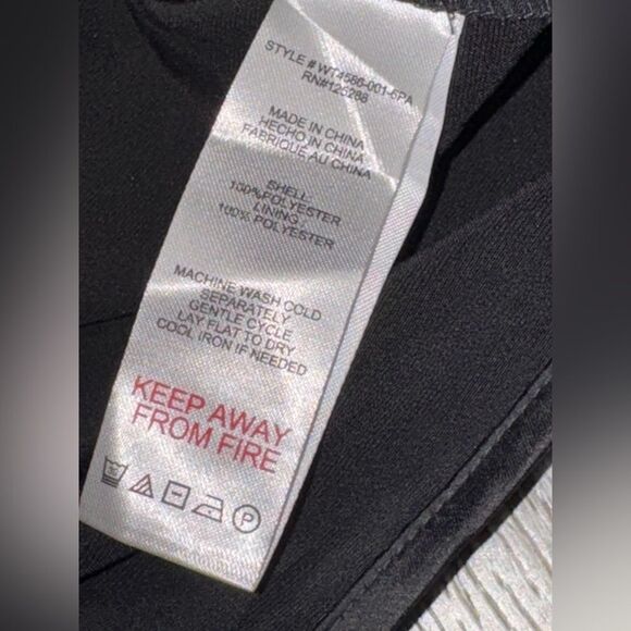 NWOT women’s JASON WU Black Satin Halter Plunging U Neckline Midi Dress SZ large - Picture 10 of 10